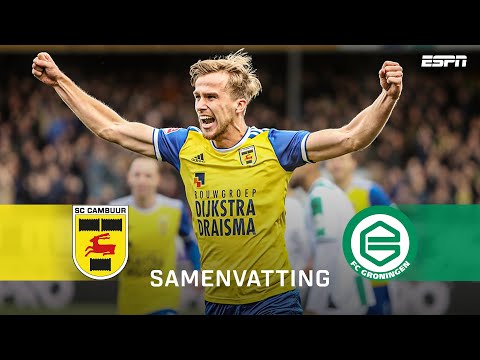 DRUK op FC Groningen wordt STEEDS groter 😱 | Samenvatting SC Cambuur - FC Groningen
