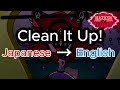Clean It Up But The Japanese Is In English The English Is In Japanese Hazbin Hotel