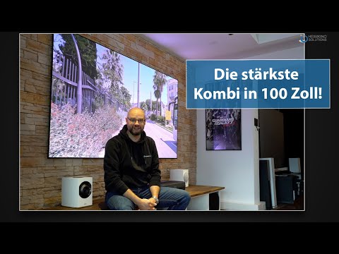 Die stärkste Kombi eines 100 Zoll LaserTVs: Hisense L9H und Daylight Fresnel Screen!