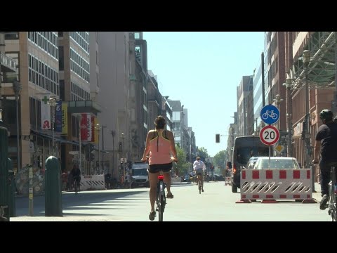 Autos verboten: Berliner Friedrichstraße soll aufblühen | AFP