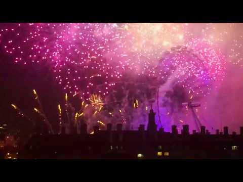 London New Years 2016/2017  NYE firework display