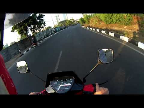 Afternoon Ride with Vespa Excel 150