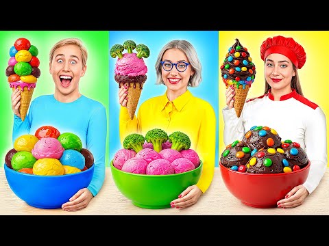 Me vs Grandma Cooking Challenge | Amazing Culinary Recipes by Multi DO Challenge