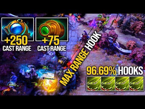 Aether Lens + Keen Optic!!! Epic Max Range Hook | Pudge Pos4 96.69% Accurate Hooks | Pudge Official
