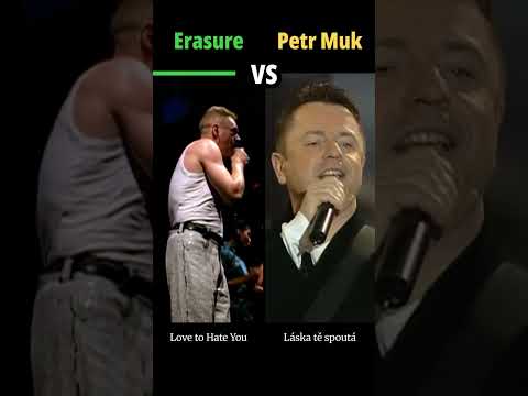 ERASURE vs PETR MUK - Láska tě spoutá / Love to Hate You - #hudba #shorts #versus
