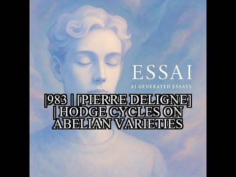 1983 | [Pierre Deligne] | Hodge Cycles on Abelian Varieties