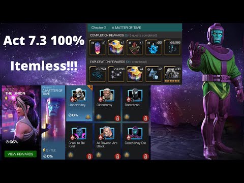 Act 7.3 100% Itemless Exploration! Kang final boss???!!!