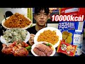 다이어트 다 때려치우고 하루만에 10,000Kcal 먹어봤습니다.. (10,000Kcal challenge)