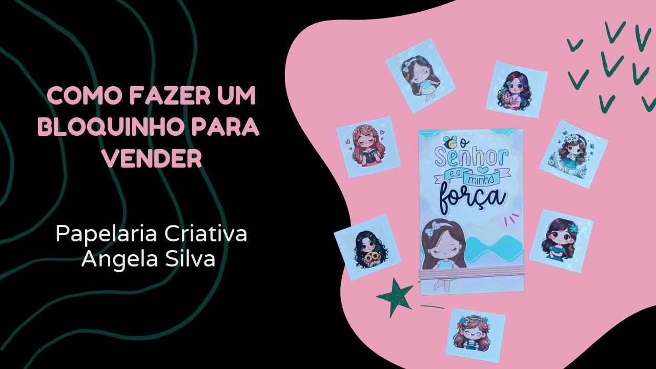 COMO FAZER UM BLOQUINHO FÁCIL PARA VENDA.#impressões #bloquinhos