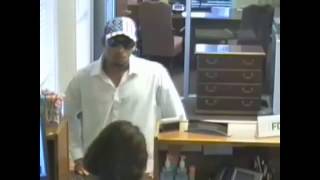 RAW VIDEO: Surveillance footage of Wells Fargo bank robber