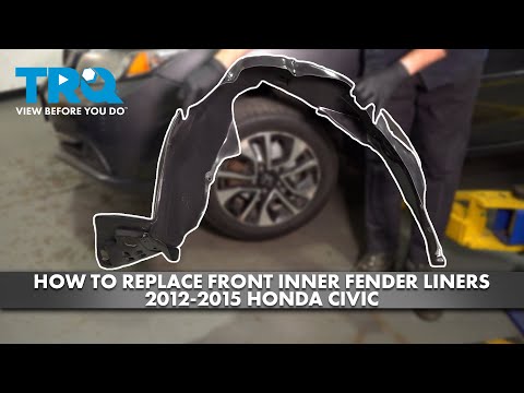How to Replace Inner Fender Liners 2012-2015 Honda Civic
