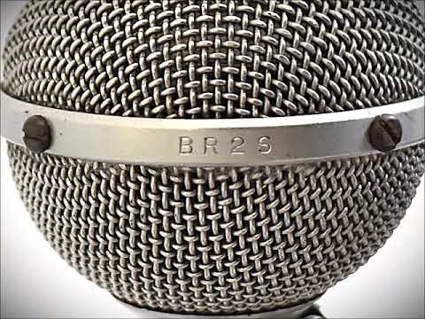 Rare WORKING late 1930's BRUSH BRS2 Crystal Microphone, cable & stand included image 13