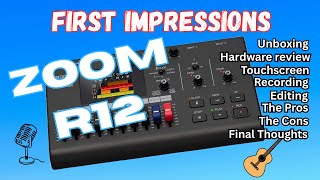 Video thumbnail for ZOOM R12 First Impressions: Unbox, Touchscreen, Record, Editing, Pros, Cons and final thoughts. by Roy's Studio Adventures