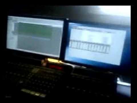 Schossow & Sagstad in the studio