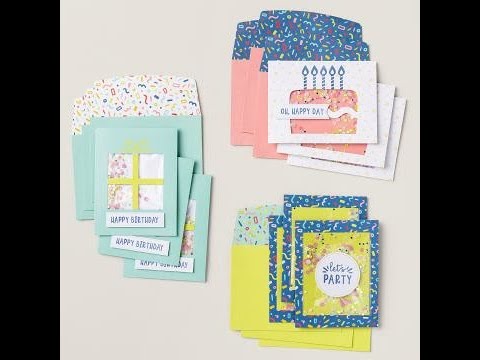 Confetti Birthday Card Kit