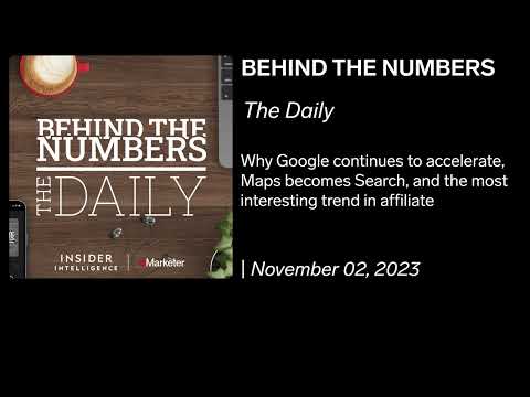 The Daily: Google's Acceleration, Maps as Search, Affiliate Trends | Nov 2, 2023