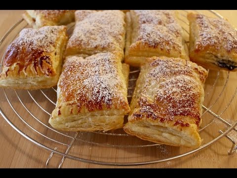 NUTELLA AND BANANA PUFF PASTRY SNACKS || Quick and easy recipes