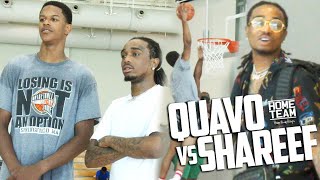 Quavo vs Shareef O'Neal! Part 1 - Hoop Session In Los Angeles