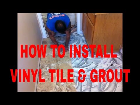 How To Install Vinyl Tile &Grout DuraCeramic Armstrong ...