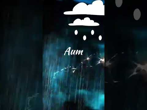 Rain with Aum Sound #shorts #short