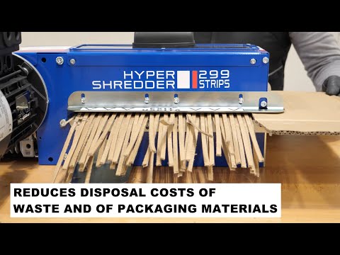 Matelasseur de carton - Machine à calage 299 avec aspirateur Hepa et 3 styles de coupe_1