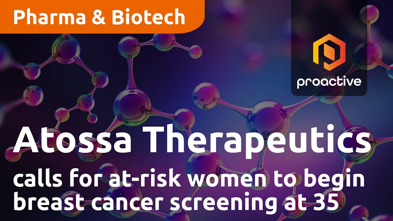 Atossa Therapeutics calls for at-risk women to begin breast cancer screening at 35