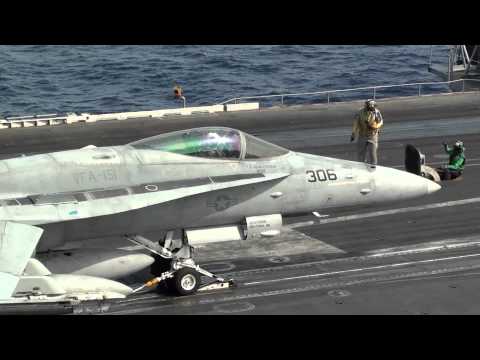 F/A-18 Aborted Launch