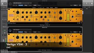 Video thumbnail for Vertigo VSM-3 Brainworx UAD vs Plugin Alliance by Orlando Barranco