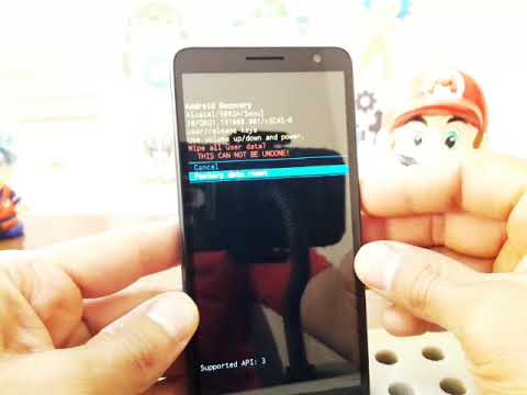 como borrar alcatel 5002a alcatel 1B / restaurar a su normalidad