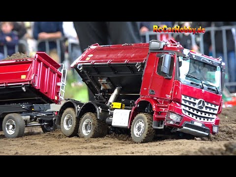 AMAZING R/C TRUCK ACTION, CONSTRUCTION ZONE fair Friedrichshafen 2019 - part14