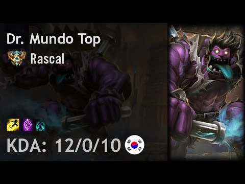Dr. Mundo Top vs Jarvan IV - Rascal - KR Challenger Patch 7.14