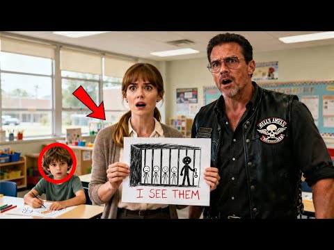 Teacher Showed Biker What Boy Drew For 3 Weeks — What 103 Hells Angels Did Next Saved 6 Kids