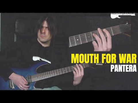 Mouth For War by Pantera - Riff Guitar Lesson w/TAB - MasterThatRiff! 66