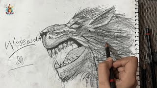 🌕 Abdullah (11) Draws a Werewolf! How To Draw A Werewolf (Easy & Fun for Kids & Beginners)