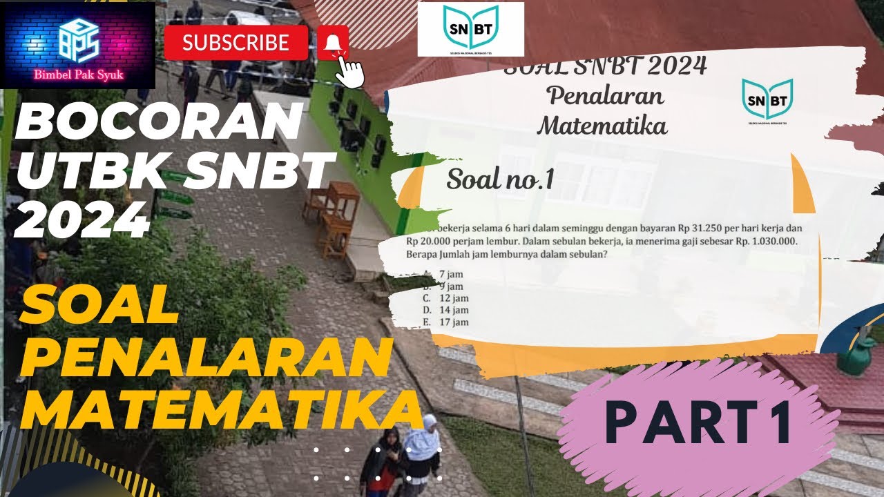 Bocoran Soal Penalaran Matematika UTBK-SNBT 2024 // Part 1