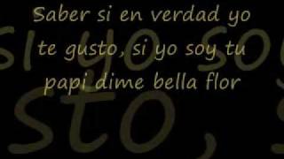 Dime si te gusto with lyrics