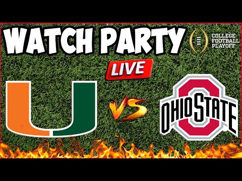 *LIVE* MIAMI HURRICANES vs OHIO STATE | WATCH PARTY & REACTION
