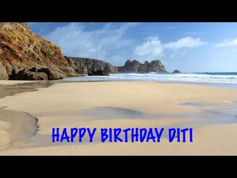 Diti   Beaches Playas - Happy Birthday