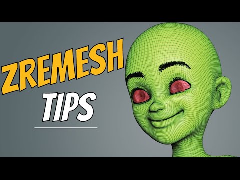 ZBrush Secrets - ZRemesh in Multiple Ways Explained