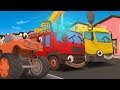 Wheels On The Bus Trucks Song Nursery Rhymes And Kids Songs Gecko S Garage Trucks For Kids