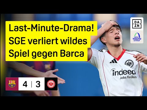 FC Barcelona U19 - Eintracht Frankfurt U19 | 6. Spieltag | UEFA Youth League | DAZN Highlights