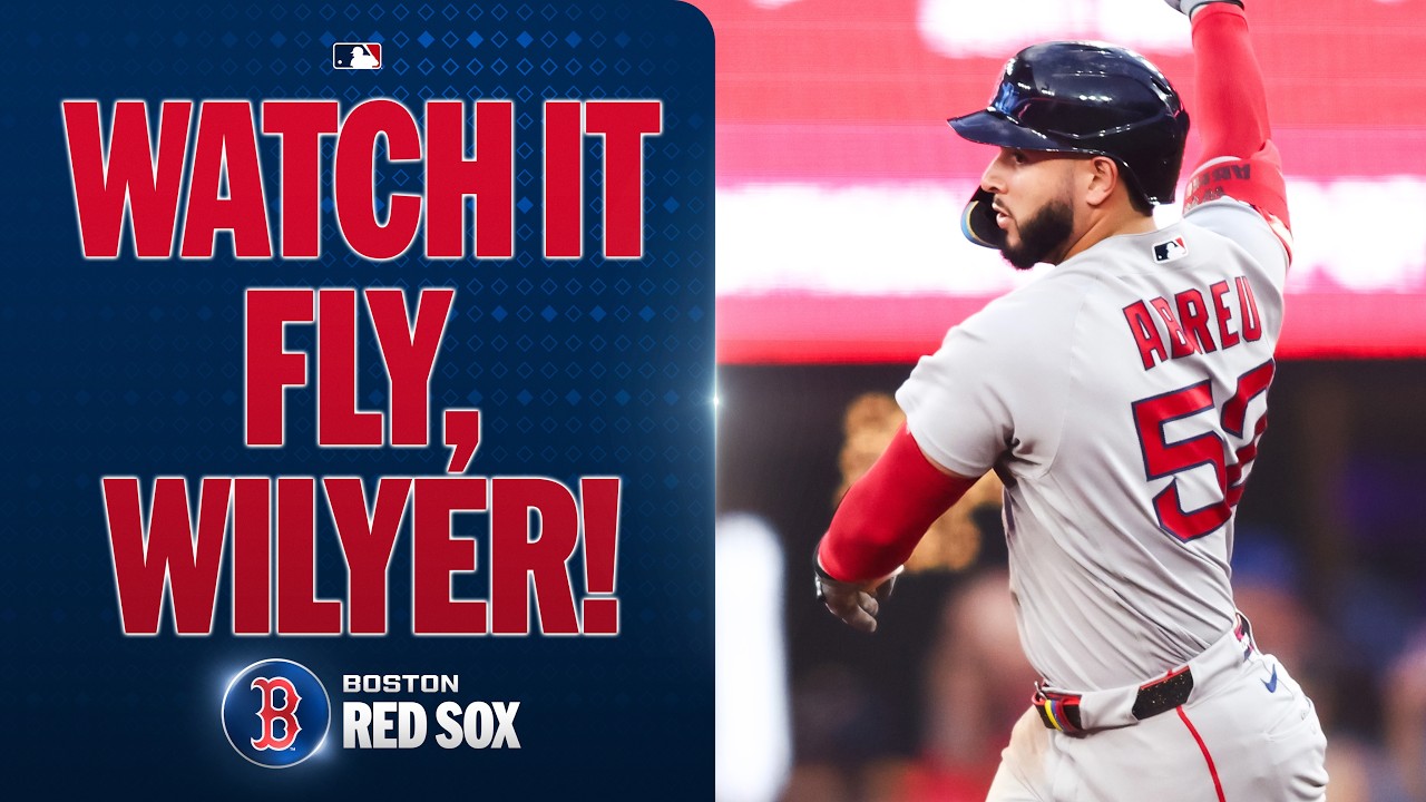 Wilyer Abreu GOES DEEP in Toronto to give the Red Sox the lead! 😤🔥 (21st homer of the season!)