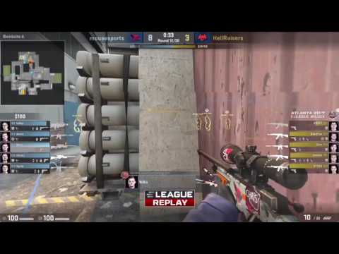 Niko 3 kills vs HellRaisers DOUBLE+INSANE FLICK