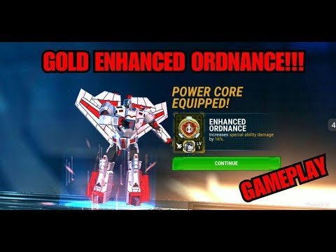 TFEW:  testing out the new GOLD Enhanced Ordnance power core in a cybertron war