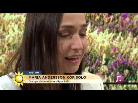Maria Andersson kör solo - Nyhetsmorgon (TV4)