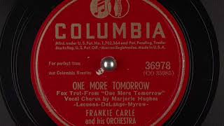 Frankie Carle &amp; Marjorie Hughes - One More Tomorrow (1946)
