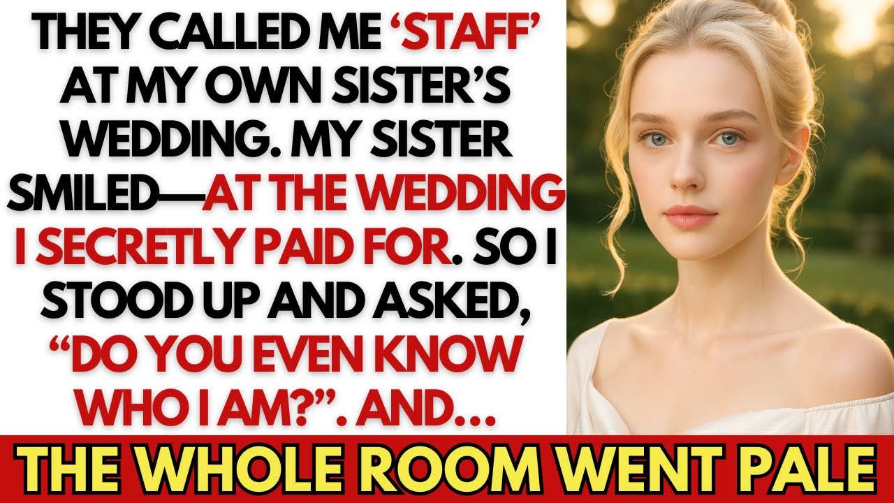 My Sister’s New Family Laughed At Me At The Wedding — She Smiled. I Said, ‘Know Who I Am?’…They Pale