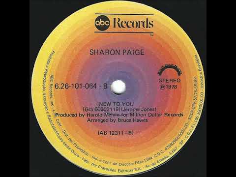 SHARON PAIGE   NEW TO YOU