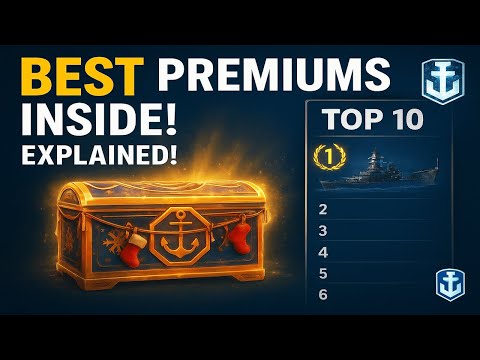 Top 10 Most Overpowered Santa Crate Rare Premiums Explained in Detail | World of Warships