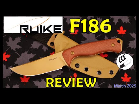 Ruike F186 Fixed Blade REVIEW      #knifereview #fixedblade
